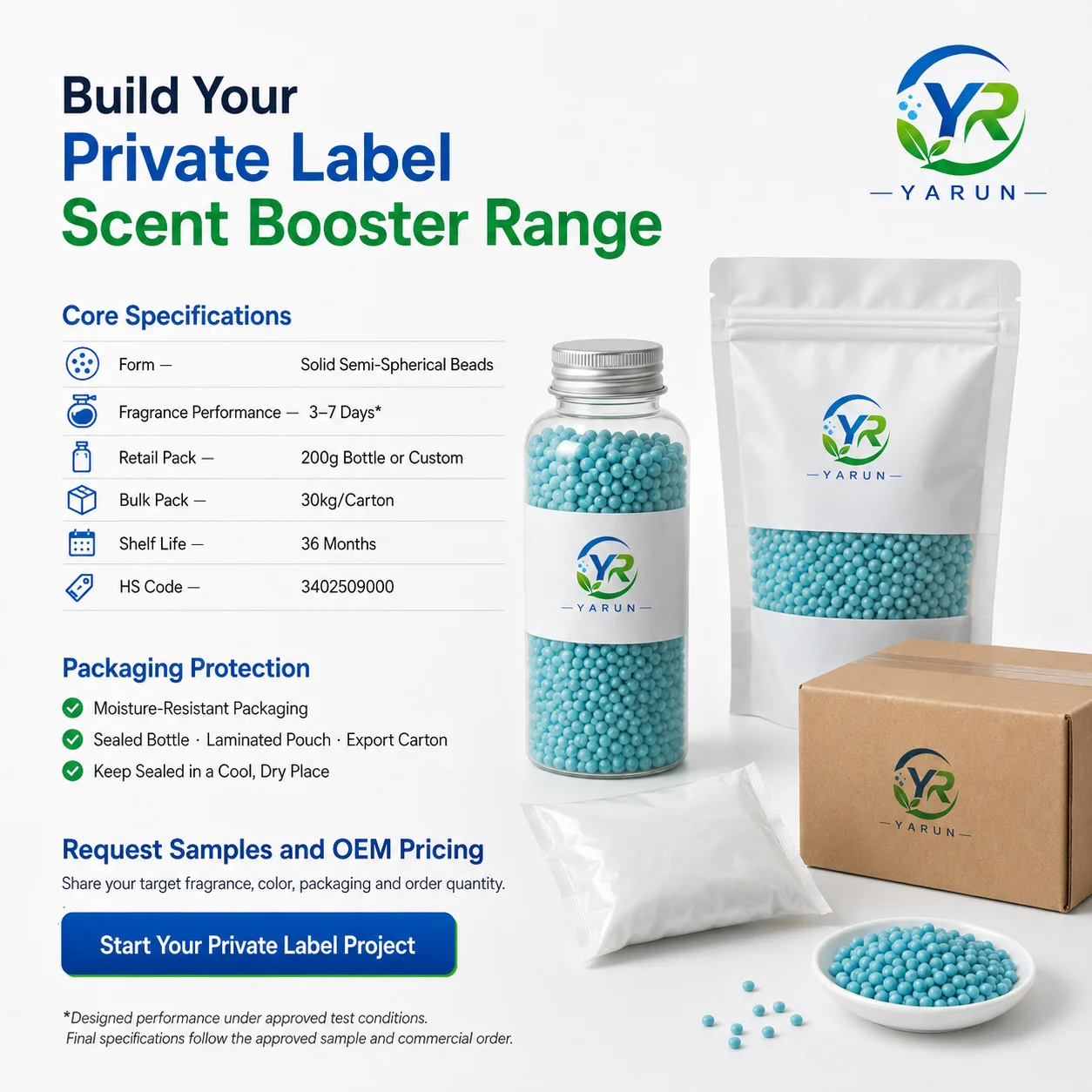 3–7 Days Laundry Scent Booster Beads