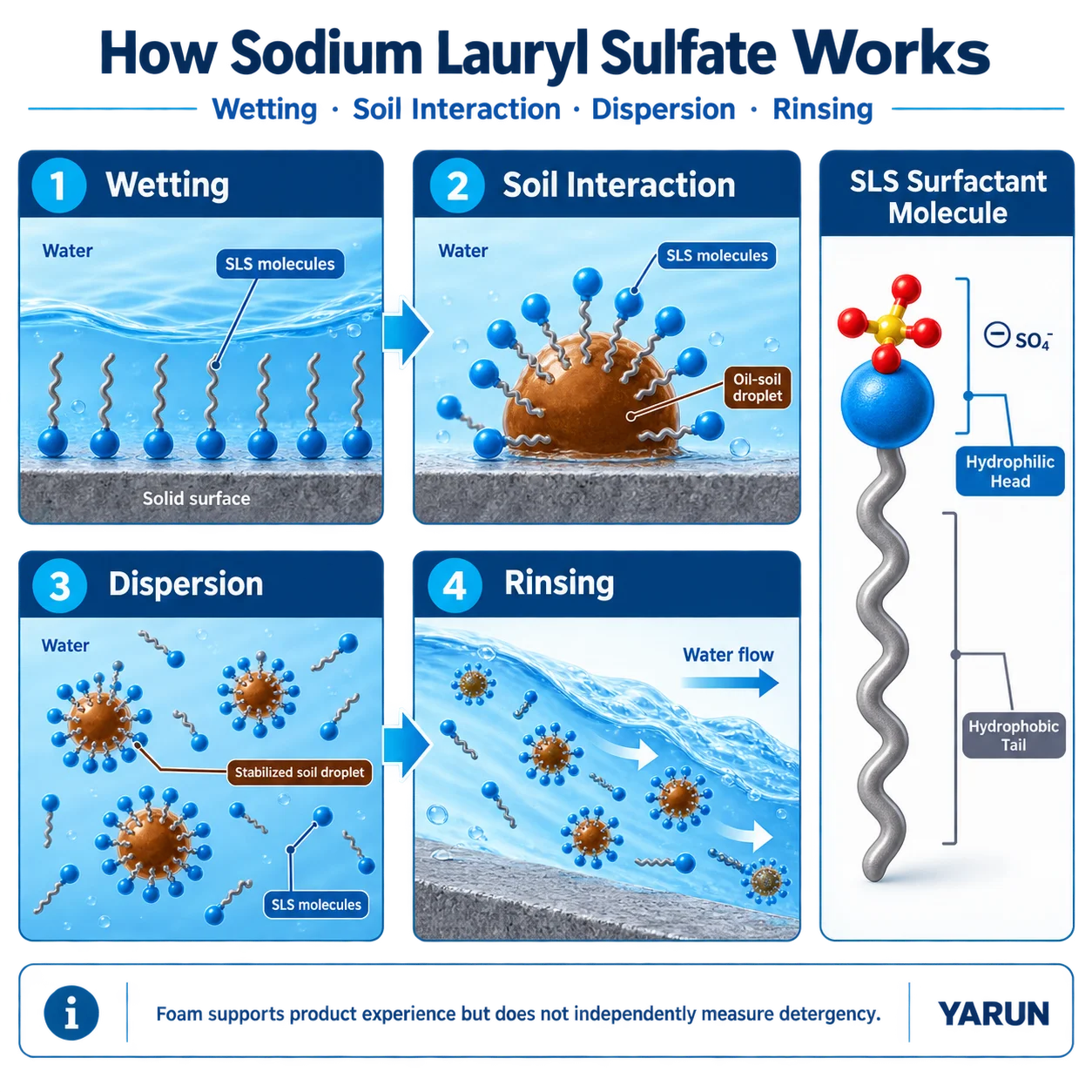 Sodium Lauryl Sulfate (SLS) – Forms, Grades and Selection