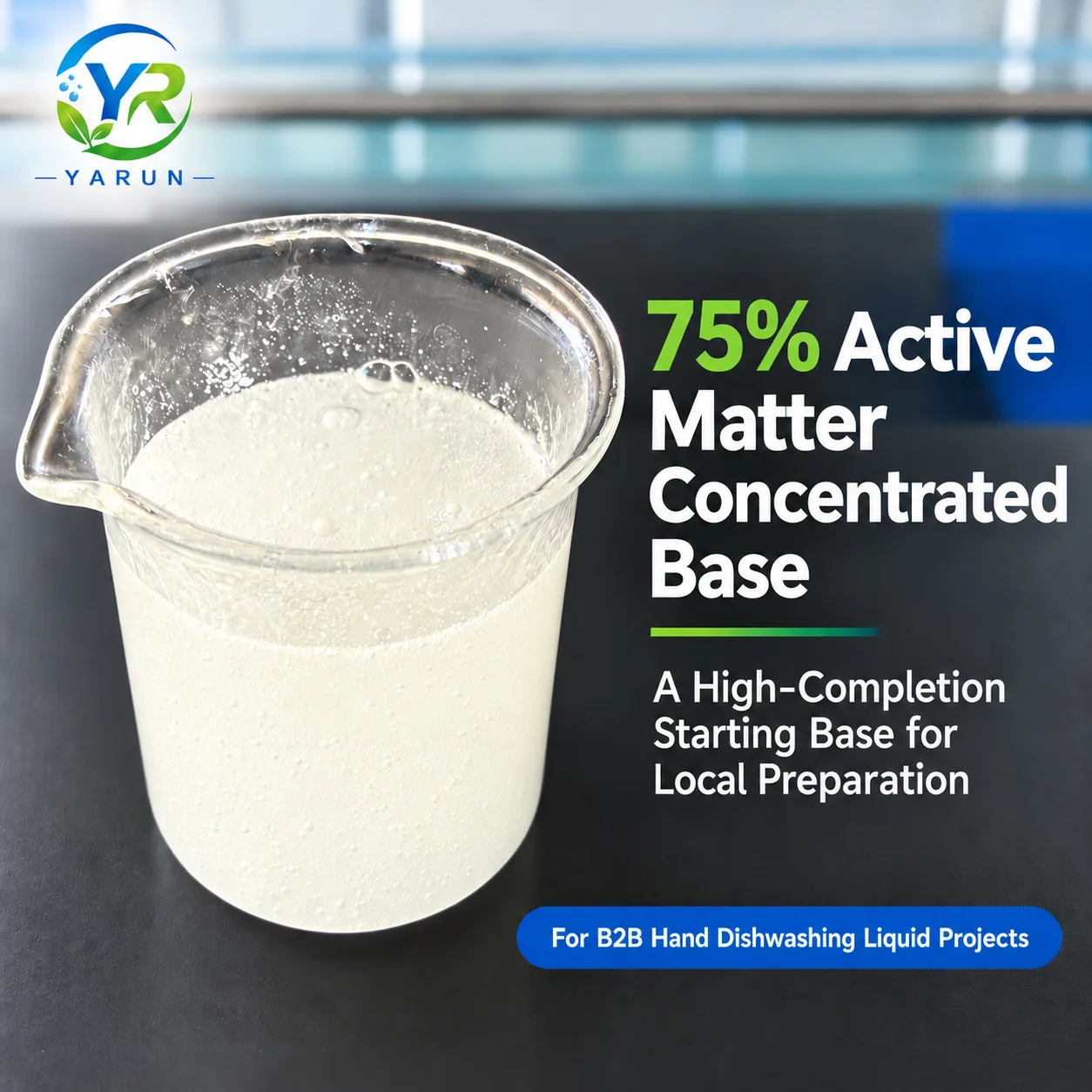 75% Concentrated Hand Dishwashing Liquid Base