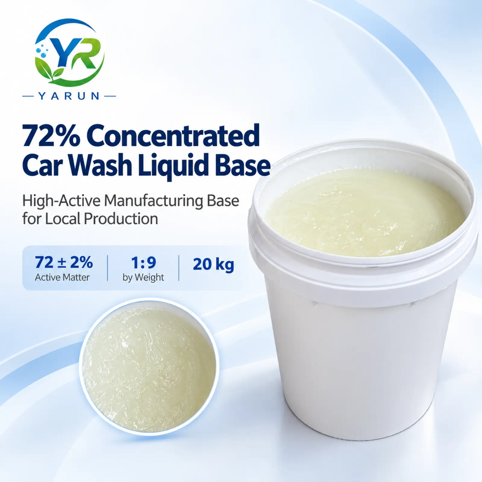 72% Concentrated Car Wash Liquid Base