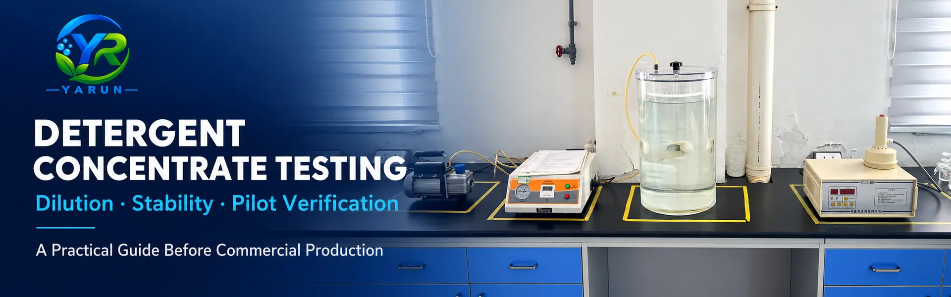 How to Evaluate a Detergent Concentrate Base Before Commercial Production